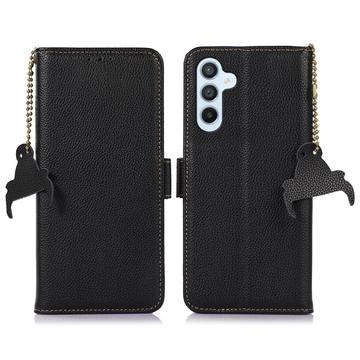Étui Portefeuille Samsung Galaxy A15 en Cuir avec RFID