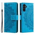 Étui Portefeuille Samsung Galaxy A16 Mandala Série - Bleu