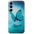 Coque Samsung Galaxy A16 en TPU Stylish Ultra Fin - Papillon Bleu