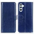 Étui Portefeuille Samsung Galaxy A16 avec Fermeture Magnétique  - Bleu foncé