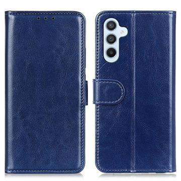 Étui Portefeuille Samsung Galaxy A16 avec Fermeture Magnétique  - Bleu foncé
