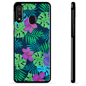 Coque de Protection Samsung Galaxy A20e - Fleurs Tropicales