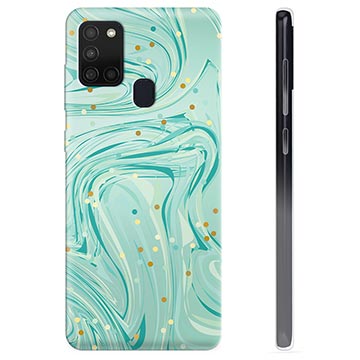 Coque Samsung Galaxy A21s en TPU - Menthe Verte