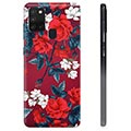 Coque Samsung Galaxy A21s en TPU - Fleurs Vintage