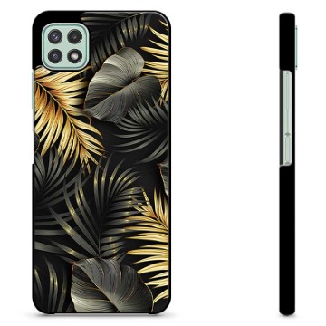 Coque de Protection Samsung Galaxy A22 5G - Feuilles Dorées