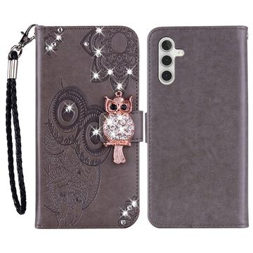 Etui Samsung Galaxy A25 Hibou Strass