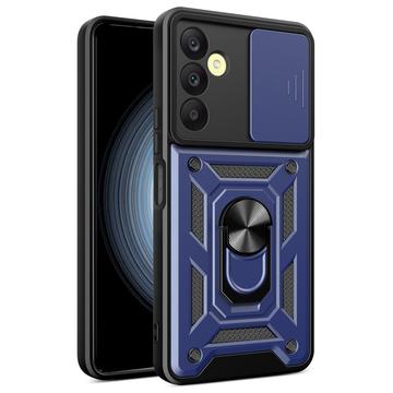 Coque Hybride Samsung Galaxy A25 à Anneau Rotatif avec Protection pour Appareil Photo