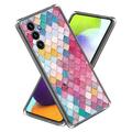 Coque Samsung Galaxy A25 en TPU Stylish Ultra Fin - Losange Arc-en-Ciel