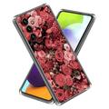 Coque Samsung Galaxy A25 en TPU Stylish Ultra Fin - Fleurs Rouges