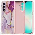 Coque Samsung Galaxy A26 en Silicone Tech-Protect Icon - Marbre