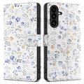 Étui Portefeuille Samsung Galaxy A26 avec Aimant et Support Tech-Protect - Fleurs de printemps