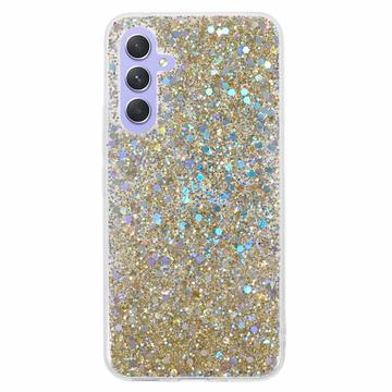 Coque Samsung Galaxy A34 5G en TPU Glitter Flakes