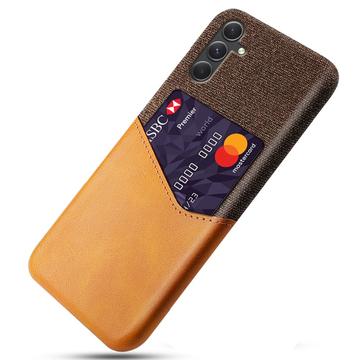 Coque Samsung Galaxy A35 avec Porte-Cartes KSQ - Orange