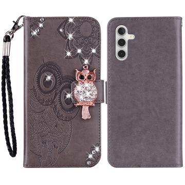 Etui Samsung Galaxy A35 Owl Rhinestone