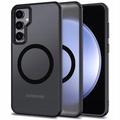 Coque Samsung Galaxy A35 Tech-Protect Magmat - Compatible MagSafe - Translucide Noir
