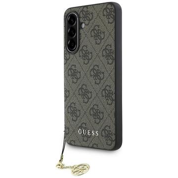 Coque Hybride Samsung Galaxy A36 Guess 4G Charms Collection - Marrone