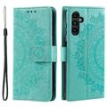 Étui Portefeuille Samsung Galaxy A36 Mandala Série - Vert