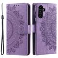 Étui Portefeuille Samsung Galaxy A36 Mandala Série - Violet
