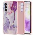 Coque Samsung Galaxy A36 en Silicone Tech-Protect Icon - Marbre