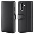 Étui Portefeuille Samsung Galaxy A36/A56 en Cuir avec Béquille - Noir