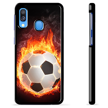 Coque de Protection Samsung Galaxy A40 - Ballon Enflammé