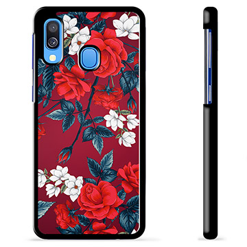 Coque de Protection Samsung Galaxy A40 - Fleurs Vintage