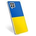 Coque Samsung Galaxy A42 5G en TPU Drapeau Ukraine - Jaune et bleu clair