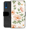 Étui Portefeuille Premium Samsung Galaxy A50 - Motif Floral