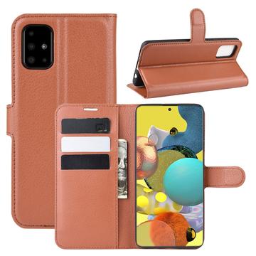 Étui Portefeuille Samsung Galaxy A51 5G avec Fermeture Magnétique