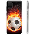 Coque Samsung Galaxy A51 en TPU - Ballon Enflammé