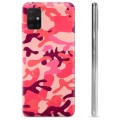 Coque Samsung Galaxy A51 en TPU - Camouflage Rose
