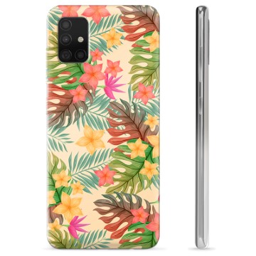 Coque Samsung Galaxy A51 en TPU - Fleurs Roses