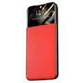 Étui à Rabat Samsung Galaxy A52 5G, Galaxy A52s Front Smart View - Rouge
