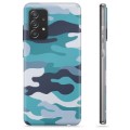 Coque Samsung Galaxy A52 5G, Galaxy A52s en TPU - Camouflage Bleu