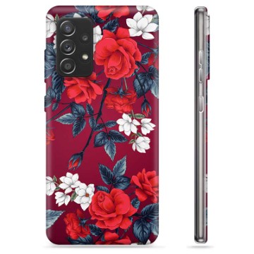 Coque Samsung Galaxy A52 5G, Galaxy A52s en TPU - Fleurs Vintage