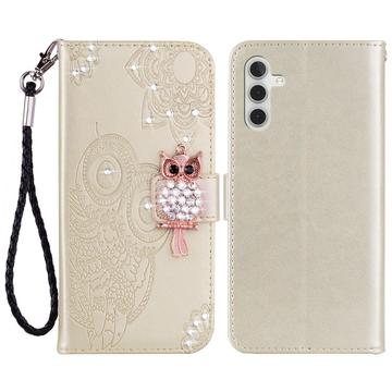 Etui Samsung Galaxy A54 5G Owl Rhinestone