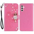 Etui Samsung Galaxy A54 5G Owl Rhinestone
