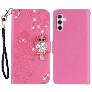 Etui Samsung Galaxy A54 5G Owl Rhinestone