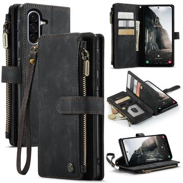 Étui Portefeuille Samsung Galaxy A56 Multifonctionnel Caseme C30 - Noir