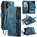 Étui Portefeuille Samsung Galaxy A56 Multifonctionnel Caseme C30 - Bleu