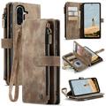 Étui Portefeuille Samsung Galaxy A56 Multifonctionnel Caseme C30 - Marron