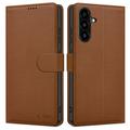 Étui Portefeuille Samsung Galaxy A56 avec Aimant et Support Tech-Protect - Marron