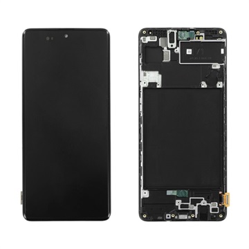Coque Avant et Ecran LCD GH82-22152A pour Samsung Galaxy A71 - Noir
