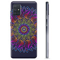 Coque Samsung Galaxy A71 en TPU - Mandala Coloré