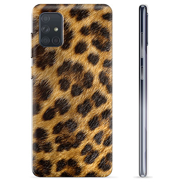 Coque Samsung Galaxy A71 en TPU - Léopard