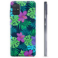 Coque Samsung Galaxy A71 en TPU - Fleurs Tropicales