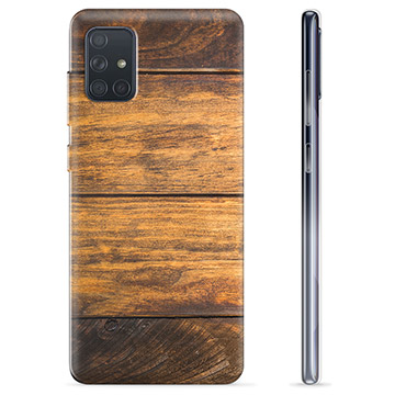 Coque Samsung Galaxy A71 en TPU - Bois