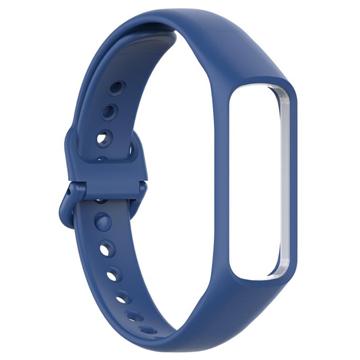 Bracelet en Silicone de Rechange avec Cadre Intégré Samsung Galaxy Fit 2 - Bleu foncé