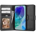 Étui Portefeuille Samsung Galaxy M55/F55/C55 avec Aimant et Support Tech-Protect - Noir