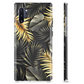 Coque Samsung Galaxy Note10+ en TPU - Feuilles Dorées